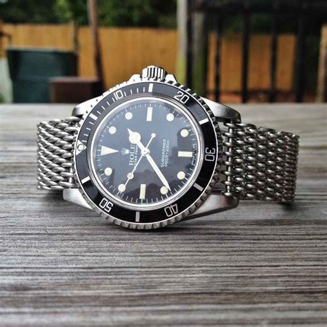 mesh band on rolex|mesh watch bracelet.